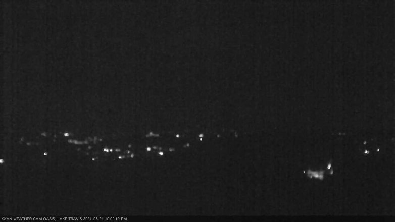 Lake Travis webcam, May 21, 2021 10:00 PM CT