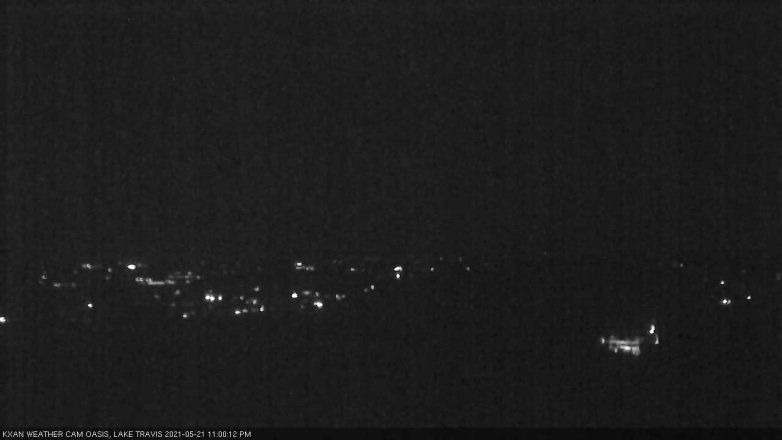 Lake Travis webcam, May 21, 2021 11:00 PM CT