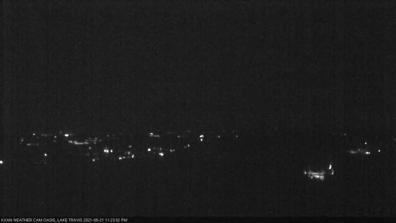 Lake Travis webcam, May 21, 2021 11:25 PM CT