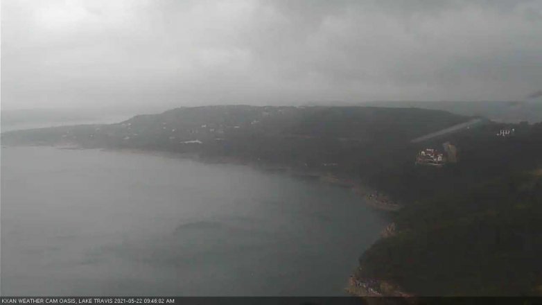 Lake Travis webcam, May 22, 2021 9:45 AM CT