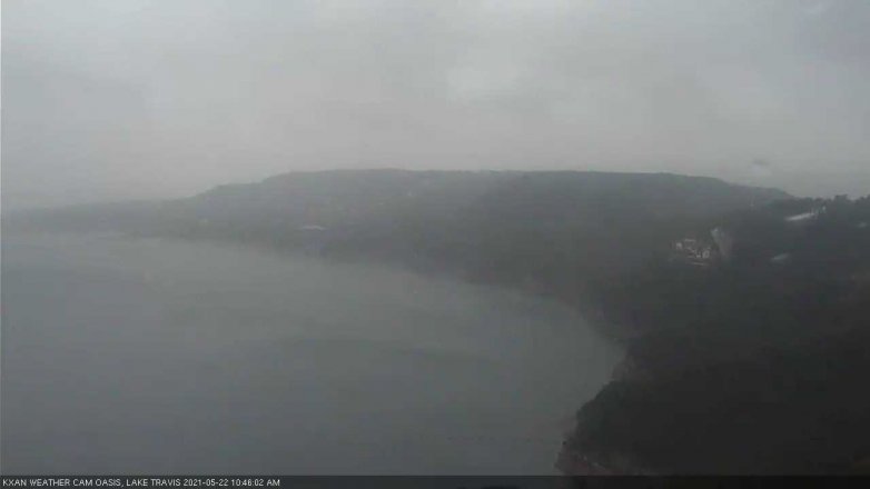 Lake Travis webcam, May 22, 2021 10:45 AM CT