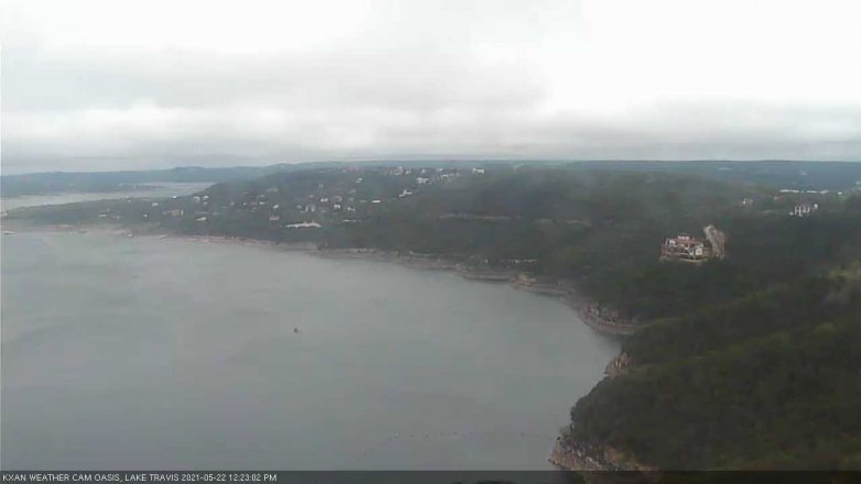 Lake Travis webcam, May 22, 2021 12:25 PM CT