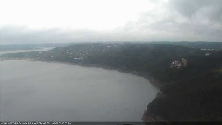 Lake Travis webcam, May 22, 2021 2:45 PM CT