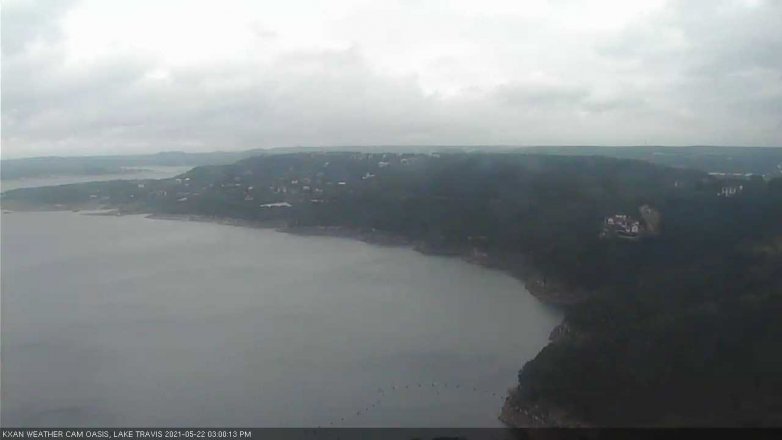 Lake Travis webcam, May 22, 2021 3:00 PM CT