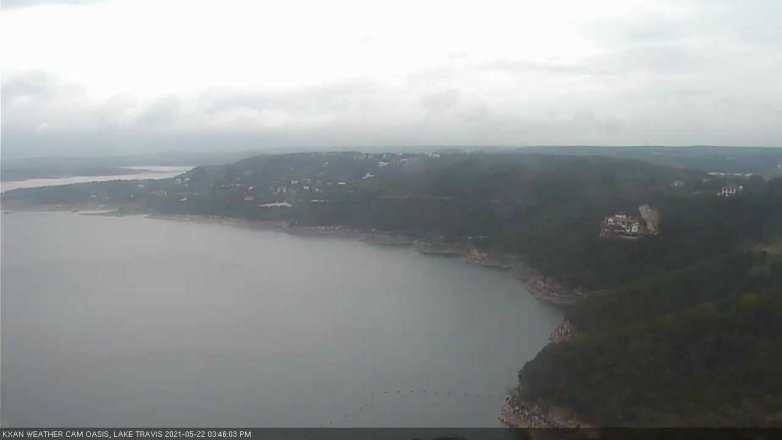 Lake Travis webcam, May 22, 2021 3:45 PM CT