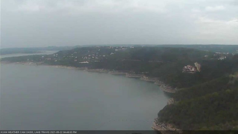 Lake Travis webcam, May 22, 2021 4:45 PM CT