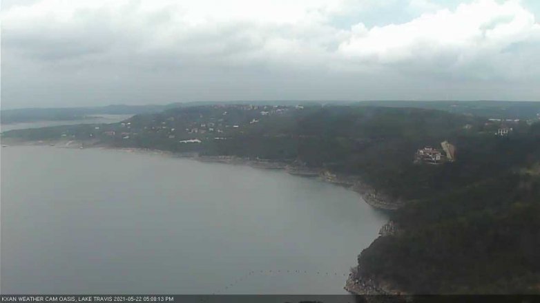Lake Travis webcam, May 22, 2021 5:00 PM CT