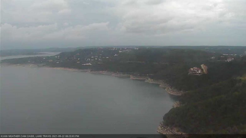Lake Travis webcam, May 22, 2021 6:25 PM CT