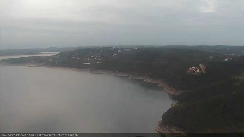 Lake Travis webcam, May 22, 2021 7:25 PM CT