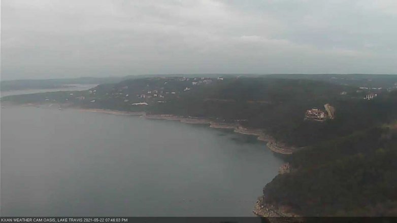 Lake Travis webcam, May 22, 2021 7:45 PM CT