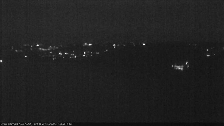 Lake Travis webcam, May 22, 2021 9:00 PM CT