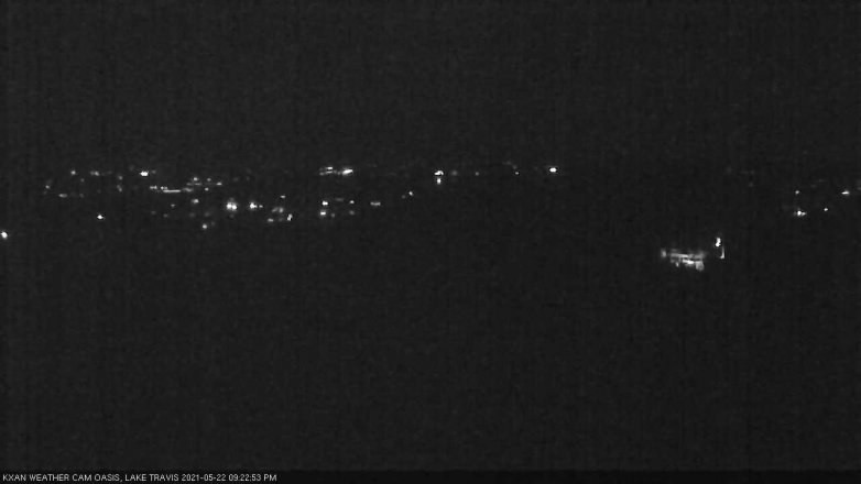 Lake Travis webcam, May 22, 2021 9:25 PM CT