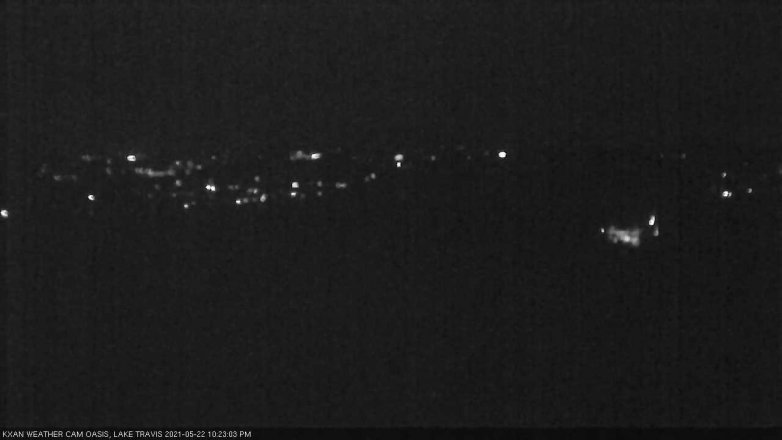 Lake Travis webcam, May 22, 2021 10:25 PM CT