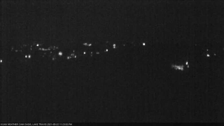 Lake Travis webcam, May 22, 2021 11:25 PM CT