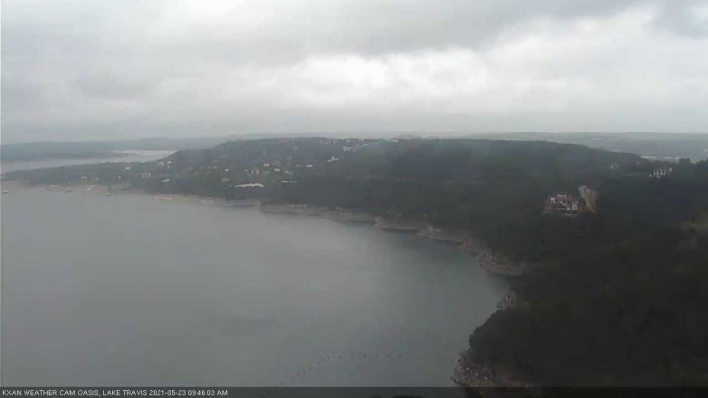 Lake Travis webcam, May 23, 2021 9:45 AM CT