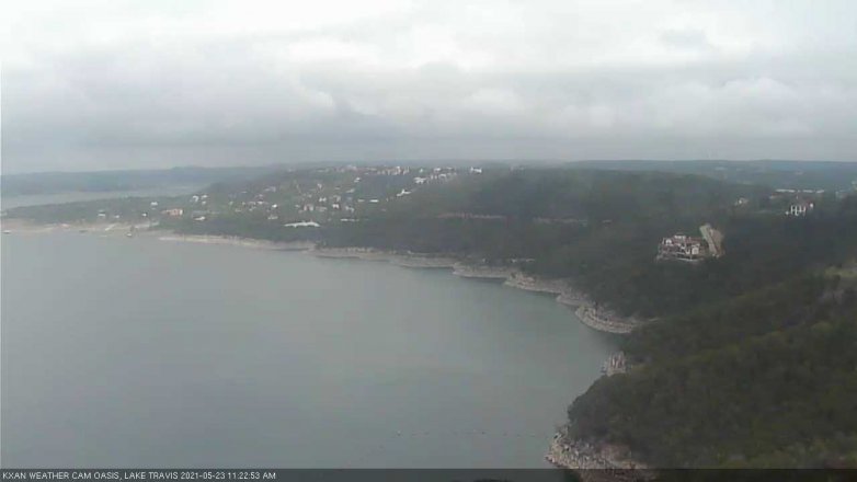 Lake Travis webcam, May 23, 2021 11:25 AM CT