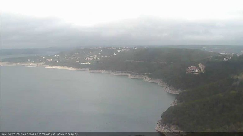Lake Travis webcam, May 23, 2021 12:00 PM CT