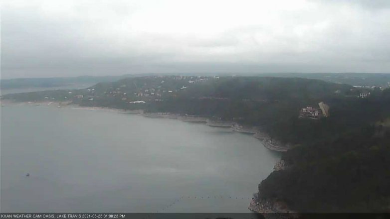 Lake Travis webcam, May 23, 2021 1:00 PM CT