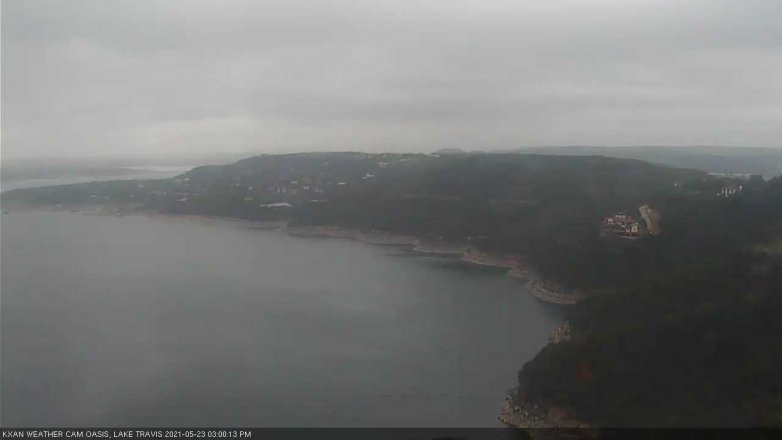 Lake Travis webcam, May 23, 2021 3:00 PM CT