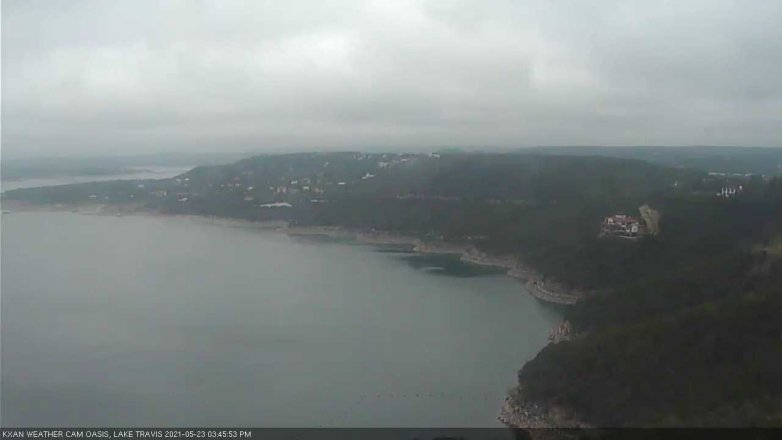 Lake Travis webcam, May 23, 2021 3:45 PM CT