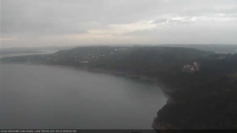 Lake Travis webcam, May 23, 2021 5:45 PM CT