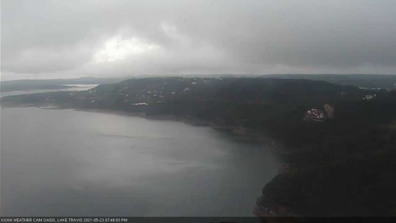 Lake Travis webcam, May 23, 2021 7:45 PM CT