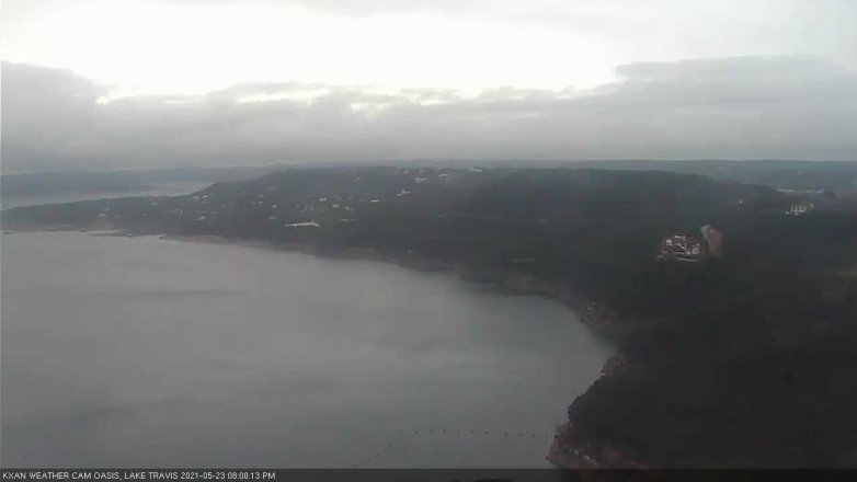 Lake Travis webcam, May 23, 2021 8:00 PM CT