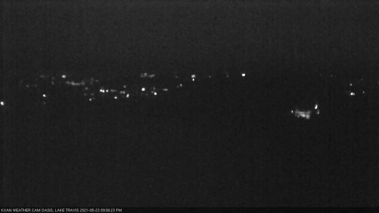 Lake Travis webcam, May 23, 2021 9:00 PM CT