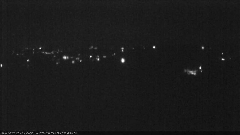 Lake Travis webcam, May 23, 2021 9:45 PM CT