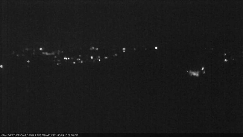 Lake Travis webcam, May 23, 2021 10:25 PM CT