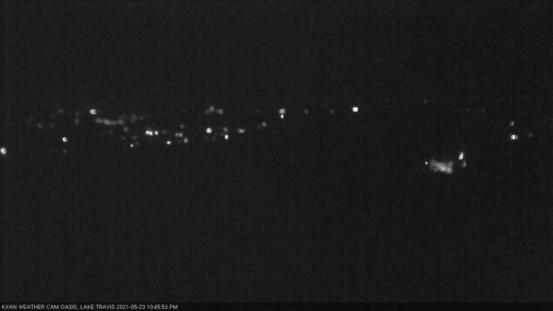 Lake Travis webcam, May 23, 2021 10:45 PM CT