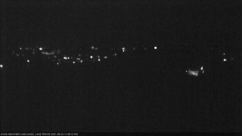 Lake Travis webcam, May 23, 2021 11:00 PM CT