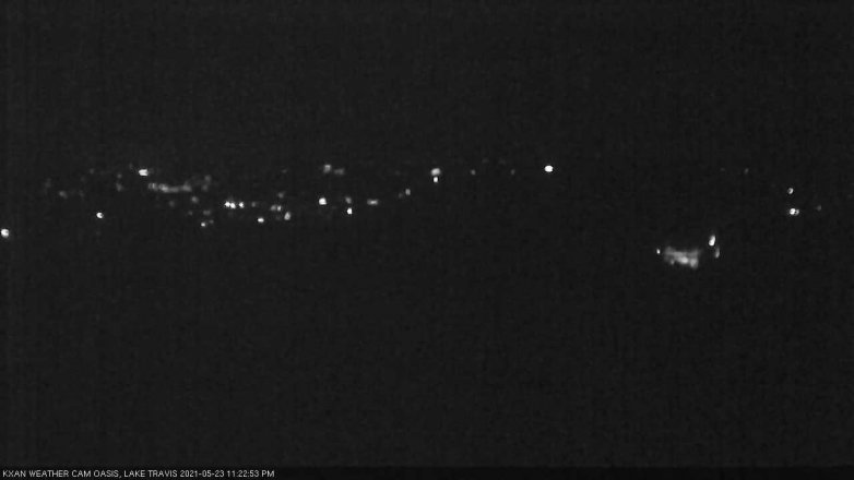 Lake Travis webcam, May 23, 2021 11:25 PM CT