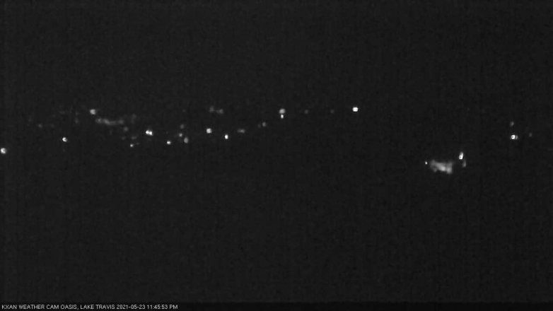 Lake Travis webcam, May 23, 2021 11:45 PM CT