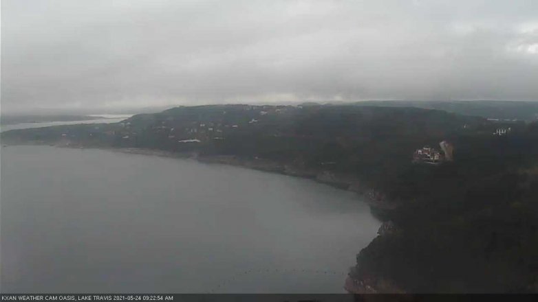 Lake Travis webcam, May 24, 2021 9:25 AM CT