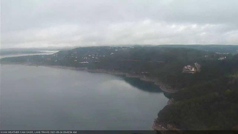 Lake Travis webcam, May 24, 2021 9:45 AM CT