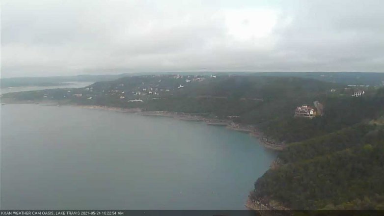 Lake Travis webcam, May 24, 2021 10:25 AM CT