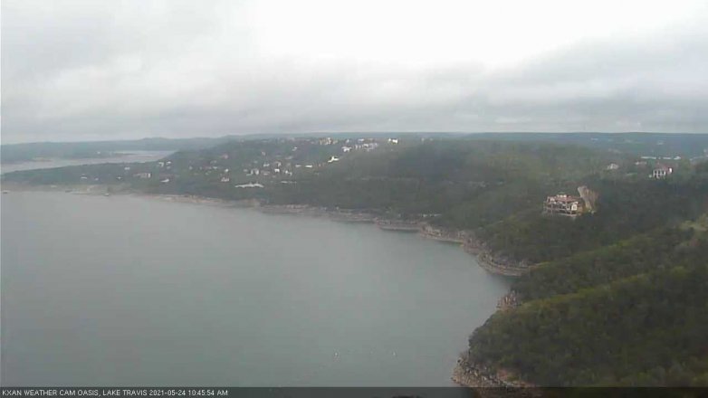 Lake Travis webcam, May 24, 2021 10:45 AM CT