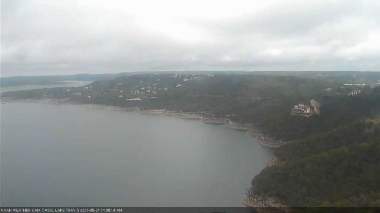 Lake Travis webcam, May 24, 2021 11:00 AM CT