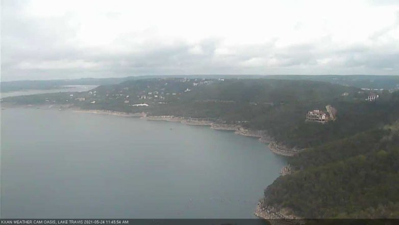 Lake Travis webcam, May 24, 2021 11:45 AM CT