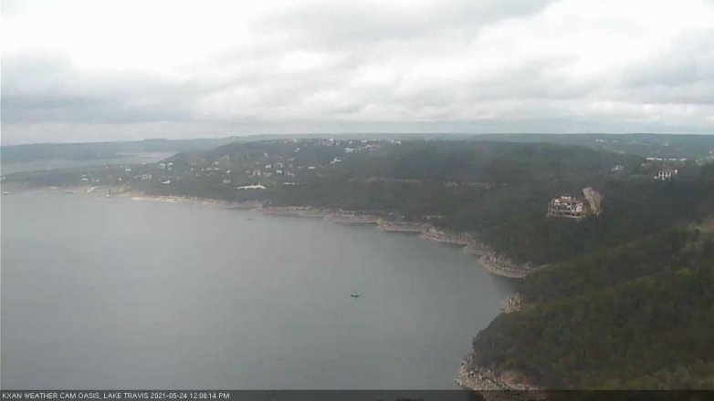 Lake Travis webcam, May 24, 2021 12:00 PM CT