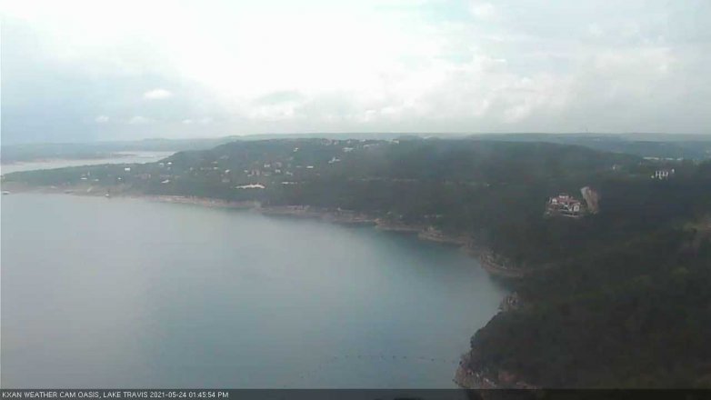 Lake Travis webcam, May 24, 2021 1:45 PM CT