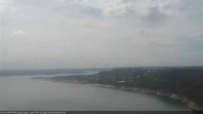 Lake Travis webcam, May 24, 2021 3:45 PM CT
