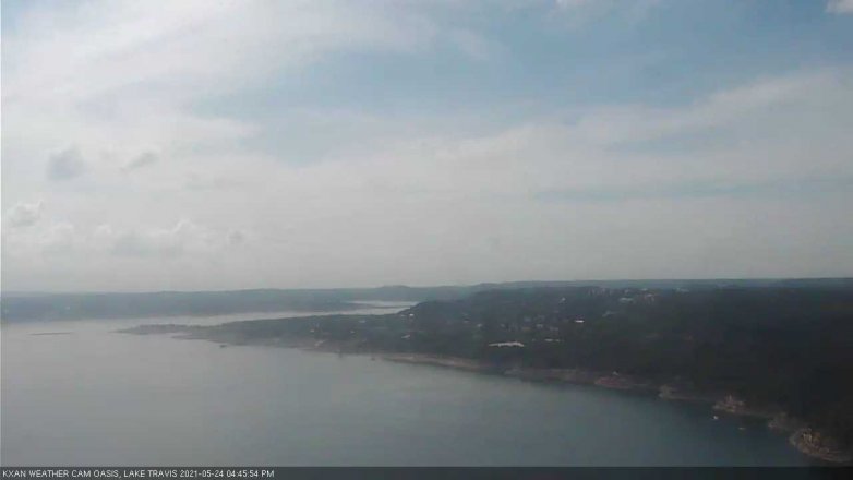 Lake Travis webcam, May 24, 2021 4:45 PM CT