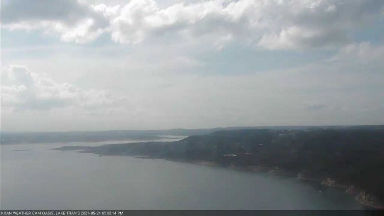 Lake Travis webcam, May 24, 2021 5:00 PM CT