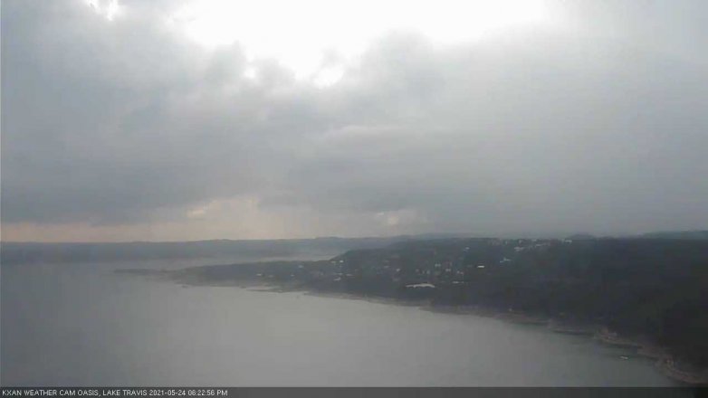 Lake Travis webcam, May 24, 2021 6:25 PM CT