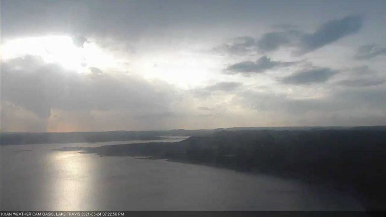 Lake Travis webcam, May 24, 2021 7:25 PM CT