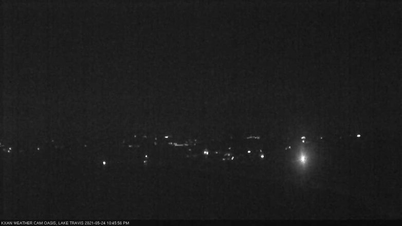 Lake Travis webcam, May 24, 2021 10:45 PM CT