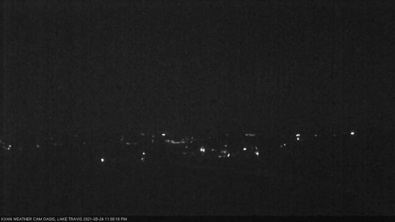 Lake Travis webcam, May 24, 2021 11:00 PM CT