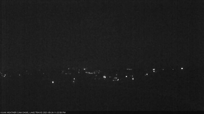 Lake Travis webcam, May 24, 2021 11:25 PM CT